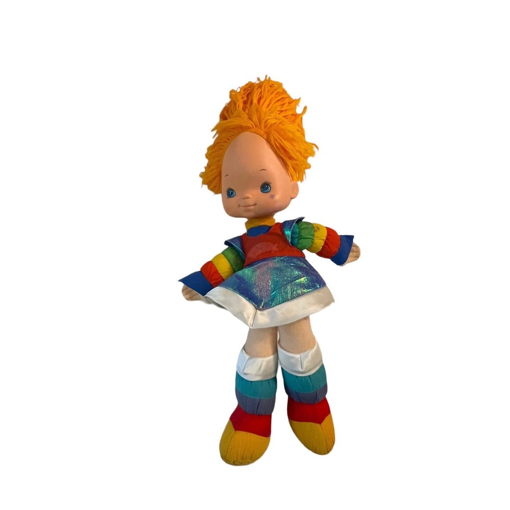 Vintage 1983 Hallmark 18" Rainbow Brite Doll Soft with Plastic Face
